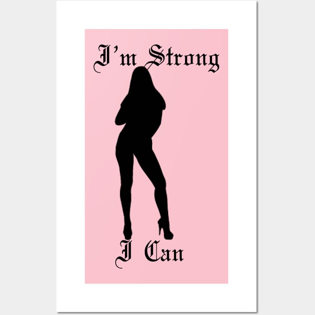 Strong and Sexy Woman Wall Art by SetSyles